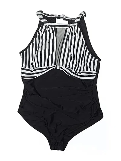 Pre-owned Meet.curve One Piece Swimsuit In Black