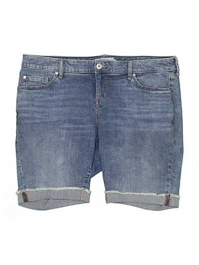 Pre-owned Torrid Denim Shorts In Blue