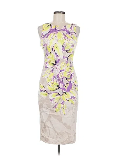 Pre-owned Karen Millen Cocktail Dress In Yellow