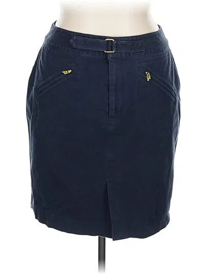 Pre-owned Polo Ralph Lauren Casual Skirt In Blue