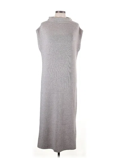 Pre-owned Avantlook Casual Dress In Gray