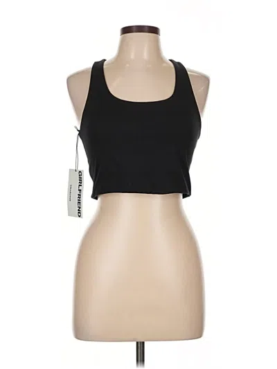 Pre-owned Girlfriend Collective Tank Top Black Halter Neckline Tops