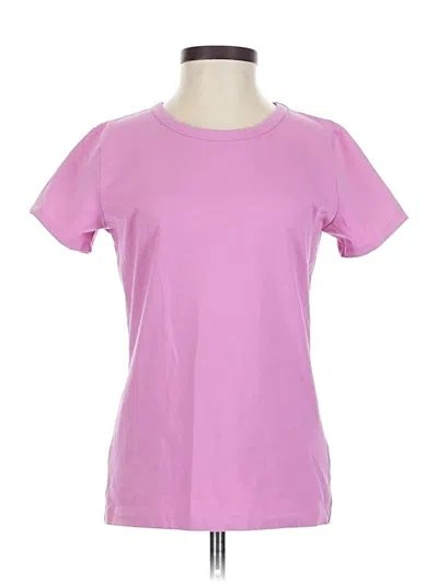 Pre-owned Nic + Zoe Short Sleeve T-shirt In Pink