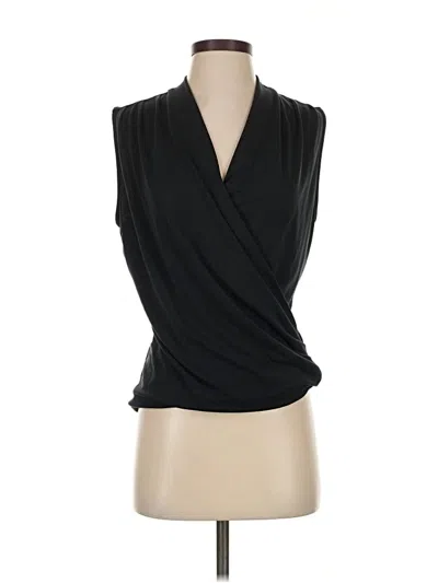 Pre-owned Banana Republic Sleeveless Blouse In Black