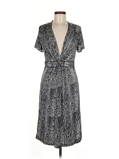 Pre-owned Bcbgmaxazria Casual Dress In Gray