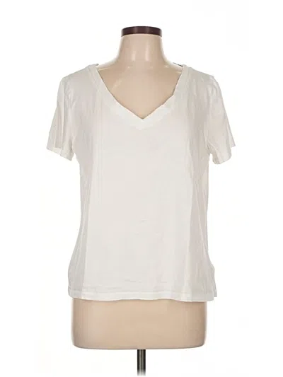 Pre-owned Gap Short Sleeve T-shirt In White