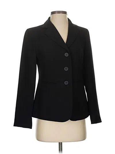 Pre-owned Jones New York Collection Blazer Jacket In Black