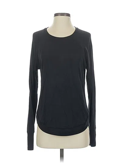 Pre-owned Athleta Long Sleeve T-shirt In Gray