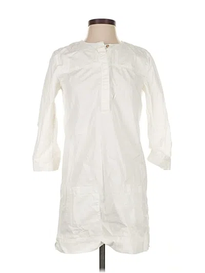 Pre-owned Armani Exchange Casual Dress In White