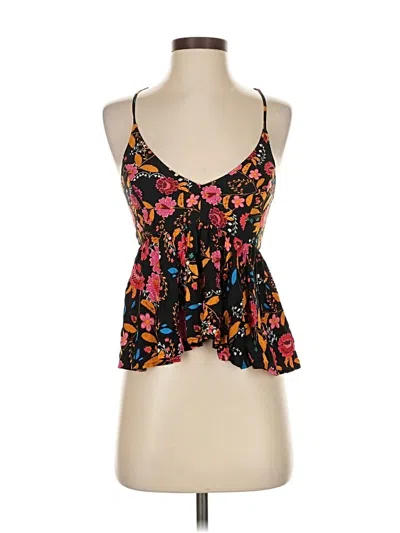 Pre-owned Express Sleeveless Blouse In Black