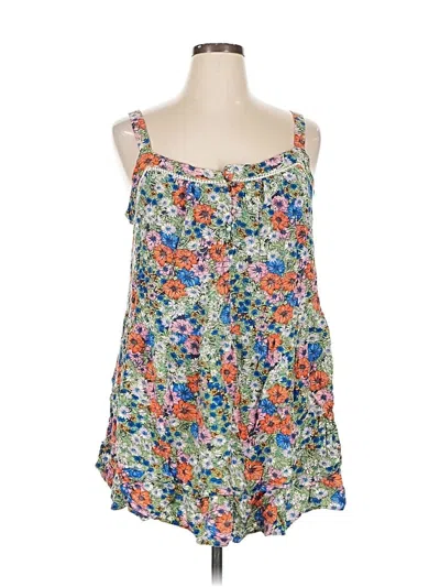 Pre-owned Wild Fable Sleeveless Top Blue Sweetheart Neckline Tops