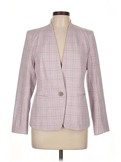 Pre-owned Ann Taylor Blazer Jacket In Purple