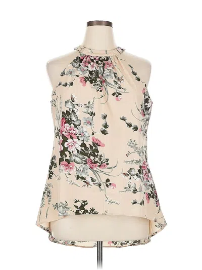 Pre-owned Unbranded Sleeveless Blouse In White