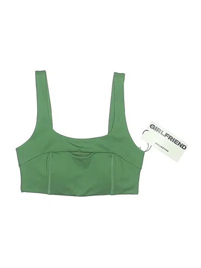 Pre-owned Girlfriend Collective Sports Bra In Green