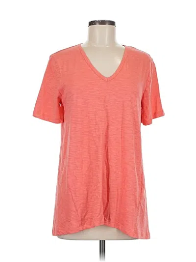 Pre-owned Chico's Short Sleeve T-shirt In Orange