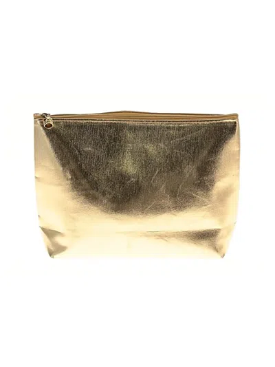 Pre-owned Unbranded Makeup Bag In Gold