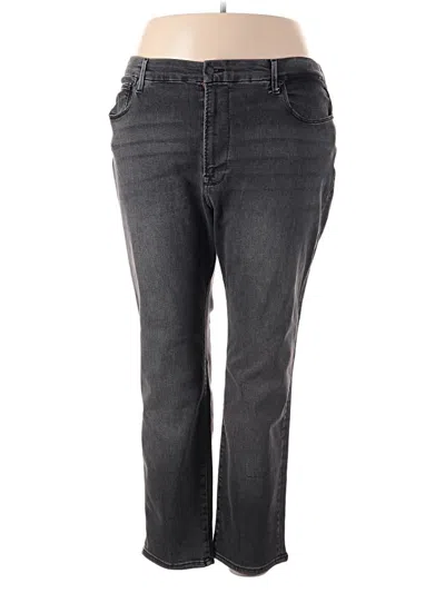 Pre-owned Good American Jeans In Gray