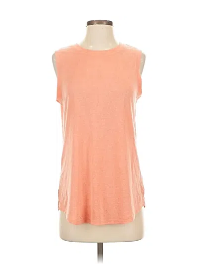 Pre-owned Athleta Sleeveless T-shirt In Orange