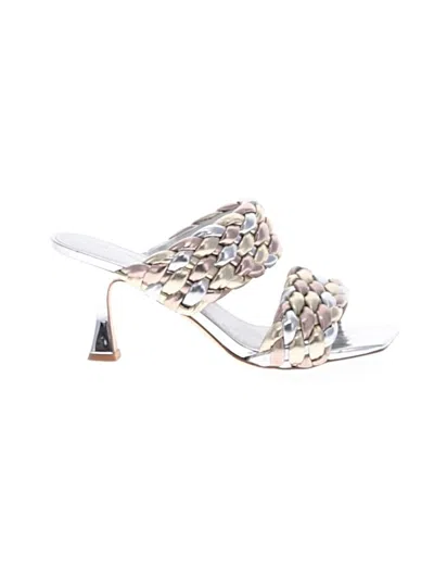 Pre-owned Marc Fisher Mule/clog In Silver