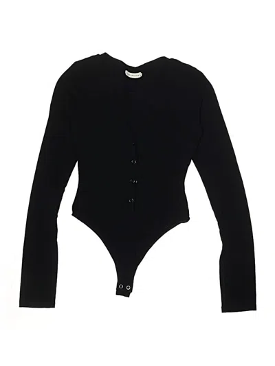 Pre-owned Good American Bodysuit In Black