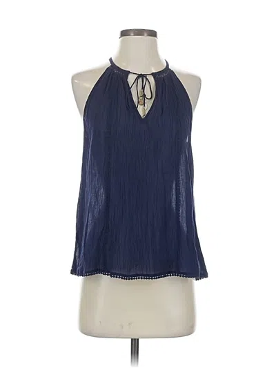 Pre-owned Joie Sleeveless Blouse In Blue