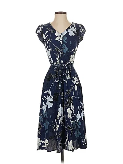 Pre-owned Talbots Casual Dress In Blue