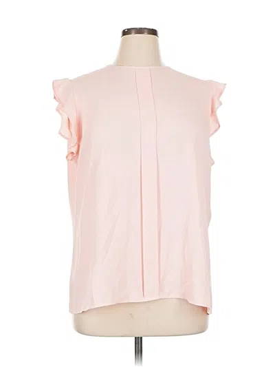 Anne Klein Sleeveless Blouse In Pink