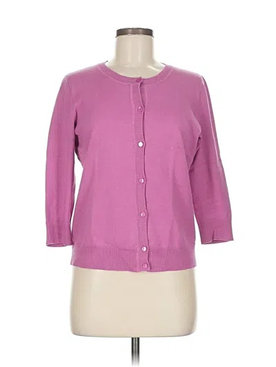 Pre-owned Talbots Cardigan Sweater In Pink