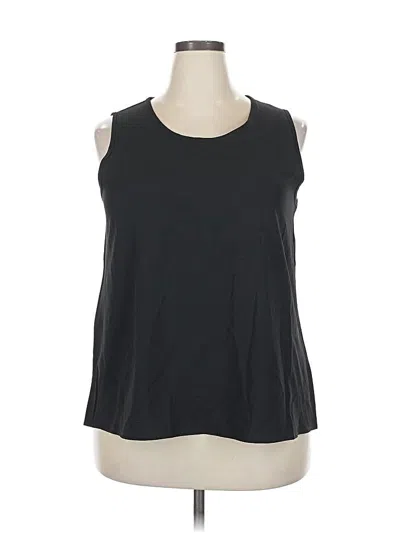Pre-owned Unbranded Sleeveless Blouse In Black