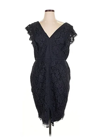 Pre-owned City Chic Cocktail Dress In Black