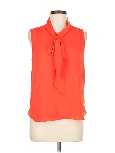 Pre-owned J.crew 365 Sleeveless Blouse In Orange