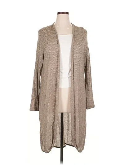 Pre-owned Chico's Cardigan Sweater In Brown