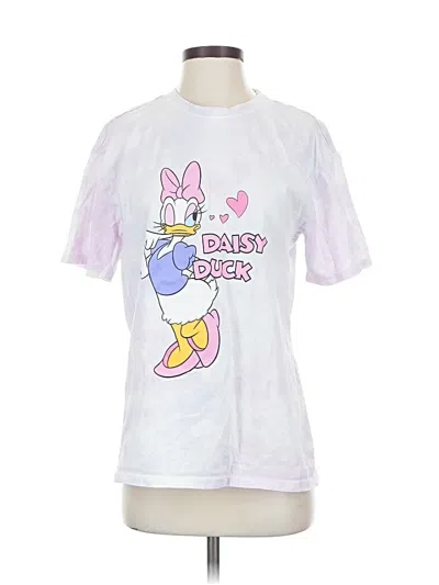 Pre-owned Disney Short Sleeve T-shirt In White
