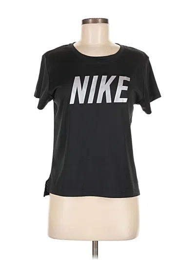 Pre-owned Nike Short Sleeve T-shirt In Black