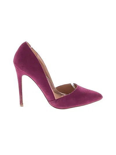 Pre-owned Call It Spring Heels In Purple
