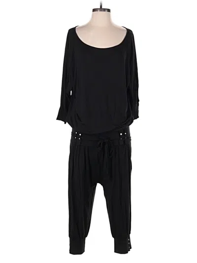 Pre-owned Armani Exchange Jumpsuit In Black