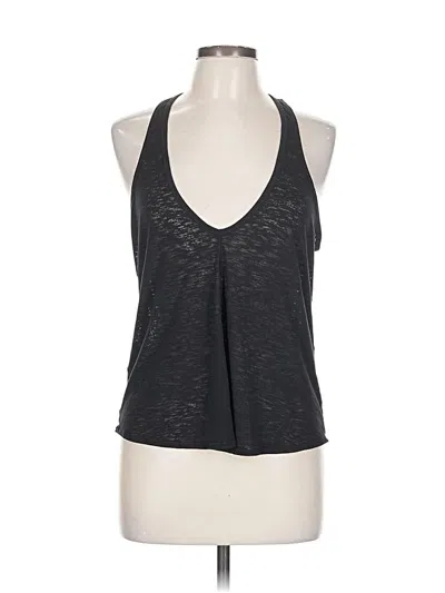Pre-owned Lululemon Athletica Tank Top Black Halter Neckline Tops