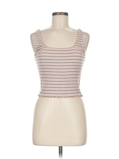 Pre-owned American Eagle Outfitters Tank Top Pink Sweetheart Neckline Tops