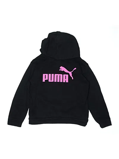 Pre-owned Puma Kids' Pullover Hoodie In Black