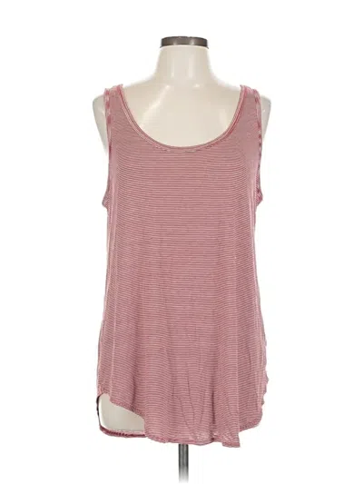 Pre-owned Old Navy Tank Top Pink Cold Shoulder Neckline Tops