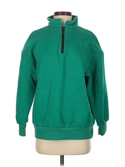 Pre-owned Trendy Queen Fleece Jacket In Green