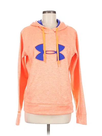 Pre-owned Under Armour Pullover Hoodie In Orange