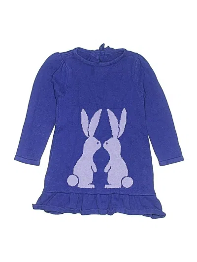 Pre-owned Gymboree Kids' Dress In Blue