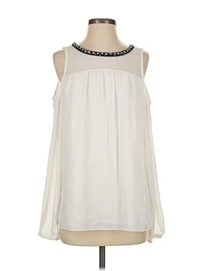 Pre-owned Michael Michael Kors Sleeveless Blouse In White