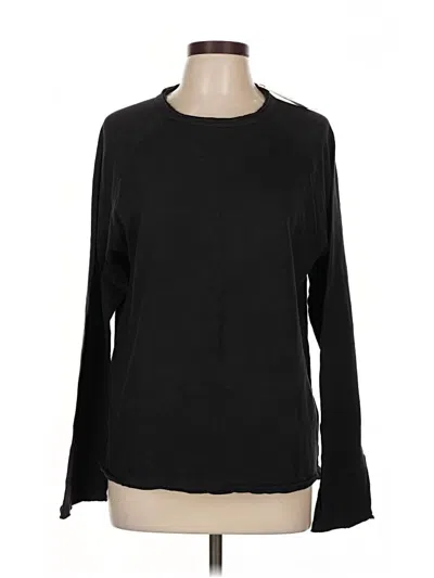 Zara Long Sleeve T-shirt In Black