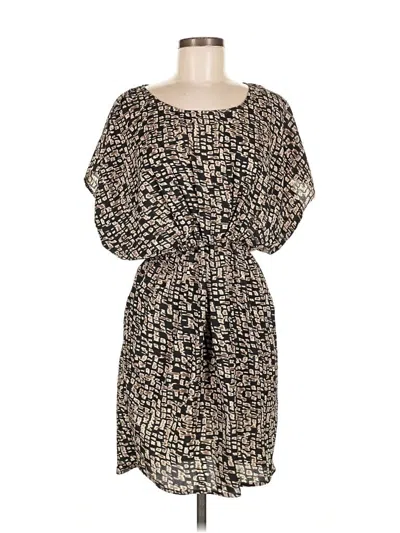 Pre-owned Bar Iii Casual Dress In Brown