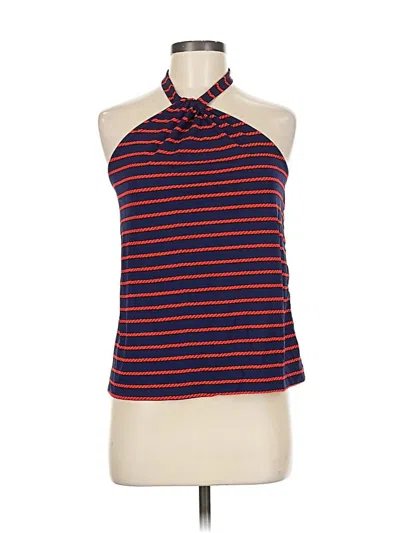 Ann Taylor Sleeveless Blouse In Burgundy