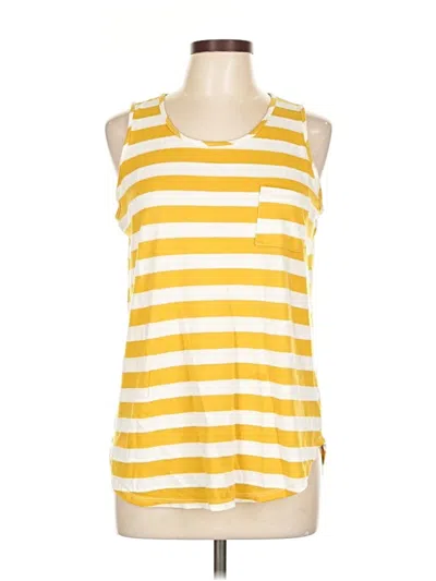 Pre-owned Papermoon Sleeveless T-shirt In Gold