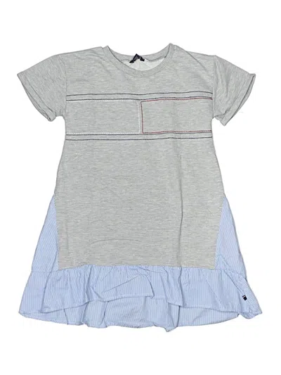 Pre-owned Tommy Hilfiger Kids' Dress In Gray