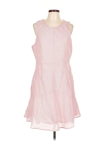 Pre-owned Nina Leonard Cocktail Dress In Pink